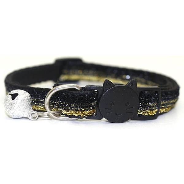 Beskyddare för ditt husdjur, katthalsband med säkerhetsspänne, justerbart halsband passar kattunge valp kanin, bekvämt material för vardagsbruk (Blå)