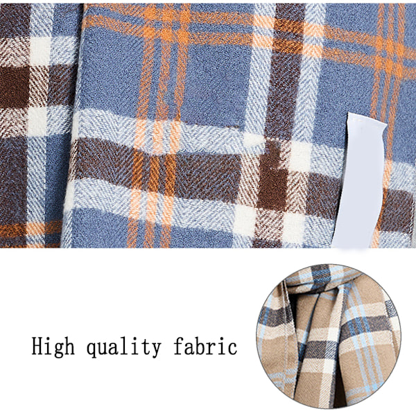 Reversibel elegant klassisk  følelse skjerf for vår høst vinter