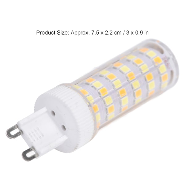 Energibesparande Ersättnings G9 LED-lampa Dimbar, Kronljusbelysning, 2700K Mjukt Varmvitt, 6 st Keramisk Bi-pin Sockel