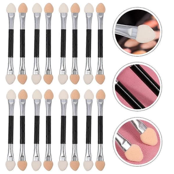 GETIT 30 st silikon sminksvamp ögonskuggssticka skuggborste ögonmakeup svamp sminksvampborste