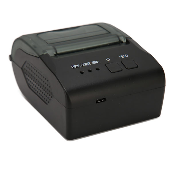 58mm Termisk Printer BT4.0 90mm/s 100km TPH 203DPI USB Interface Forsendelsesmærkeprinter til Kontor Restaurant Logistik