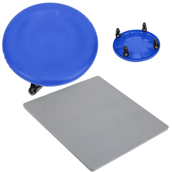 Abdominal Exerciser 4 Hjul Plate Slide Disc Fitness Utstyr Hjemme Universal Hjul