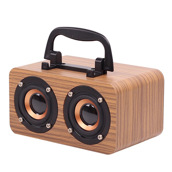 Pöytätietokoneen puinen Bluetooth-kaiutin, langaton soundbar PC-puhelimille