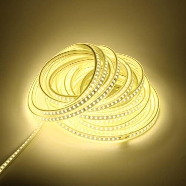 Energibesparande LED-strip, Superstark 220V för Utomhusbruk, Klippbar & Anpassningsbar för Heminredning, Miljövänlig Hög Ljusintensitet