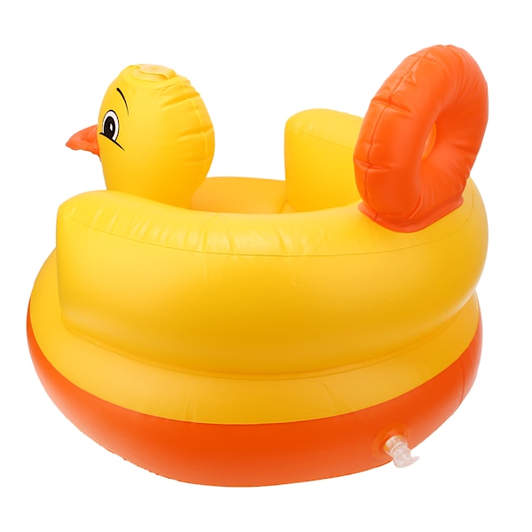 Ergonomiskt Designad Uppblåsbar Babygolvsits, Texturerad Bas Säkerställer Säkerhet Och Komfort För Din Aktiva Småbarn (Gul)