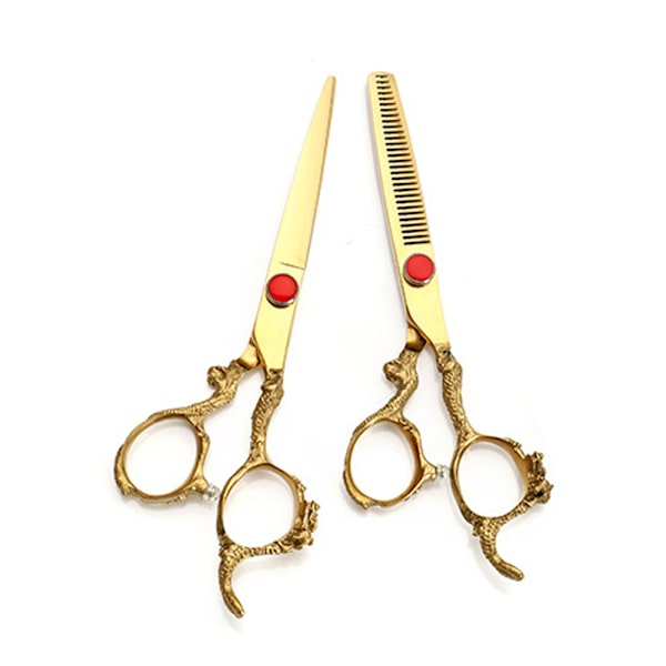 Professionelle rustfri stålsaks til barbering og udtynding til salon- og hjemmebrug