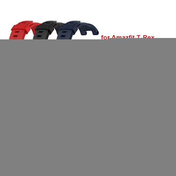 Silikonersättningsband för Amazfit T Rex Smartwatch Mjukt andningsbart armband Installationsverktyg