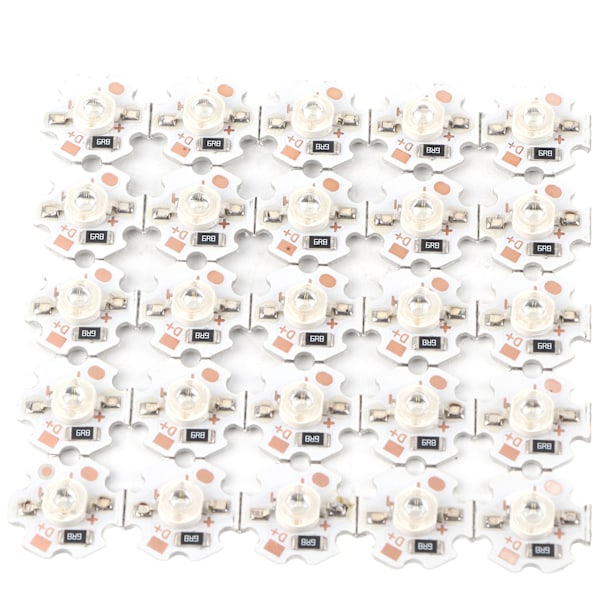 25 st 5V LED-chips 200LM 1W hög effekt LED-lampor pärlor för DIY belysningsarmaturer
