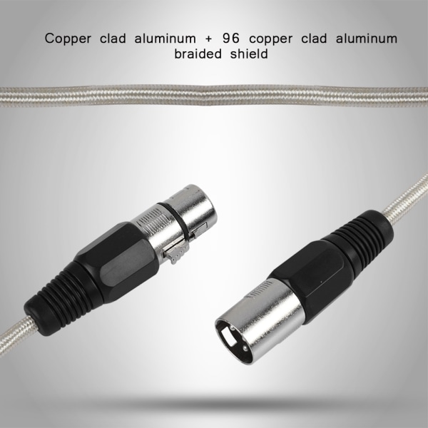 Høj kvalitet XLR han til hun mikrofon kabel lyd mikrofon kabel (10 m)
