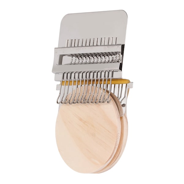 Darning Loom Weave Tool Liten vävstol Kit med 14 krokar 1 nål för hand stickning DIY hantverk