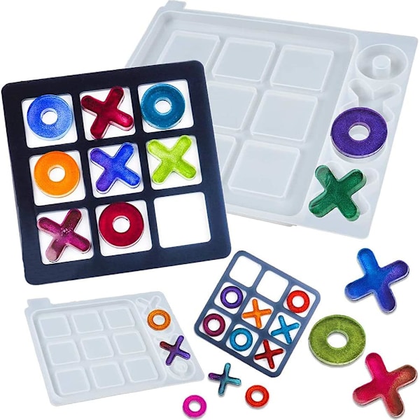 Silikonform för Harts, för Personliga Spel, Elegant Hantverkskit för Familjekul och Konstnärlig Heminredning