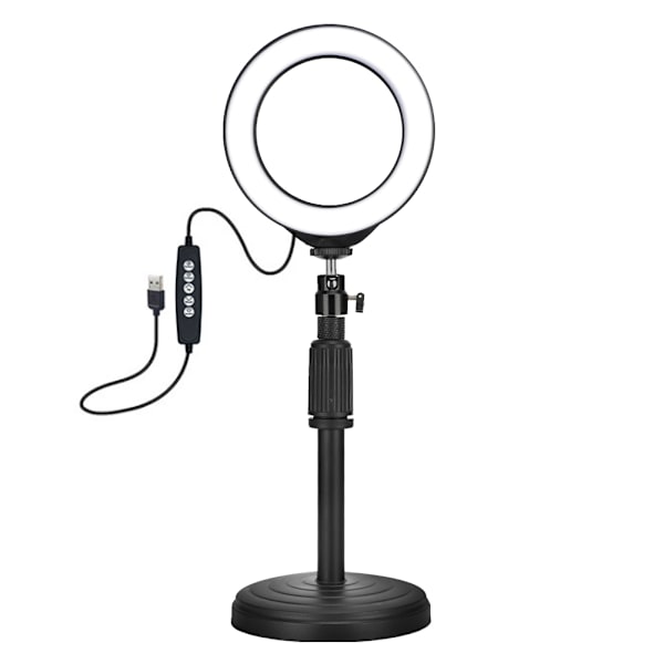 PULUZ PKT3046B ABS Bærbar Letvægts Mobiltelefon Live Broadcast Fotografering LED Fyldlys