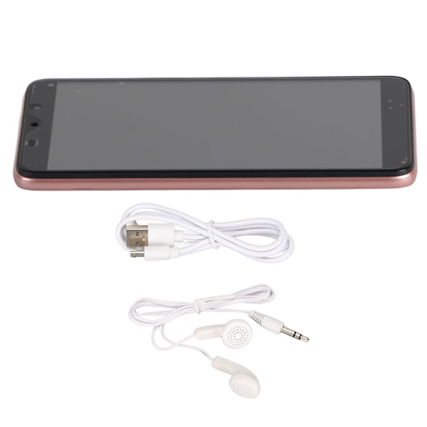 S21+ Uitra 5,72 tommer HD-skærm Smartphone 512MB+4GB til Android 4.4.2 Dual Cards Dual Standby Ultra tynd mobiltelefon (Rose Gold)