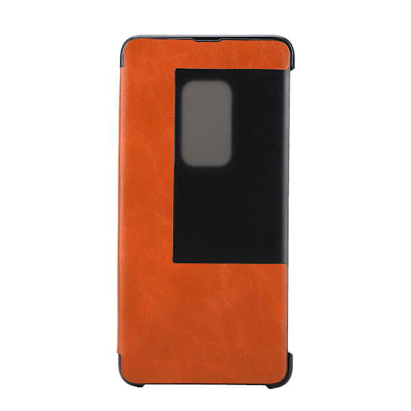 För HUAWEI Mate 20 Mobiltelefonfodral Intelligent Sleep Protective Cover(Brun)
