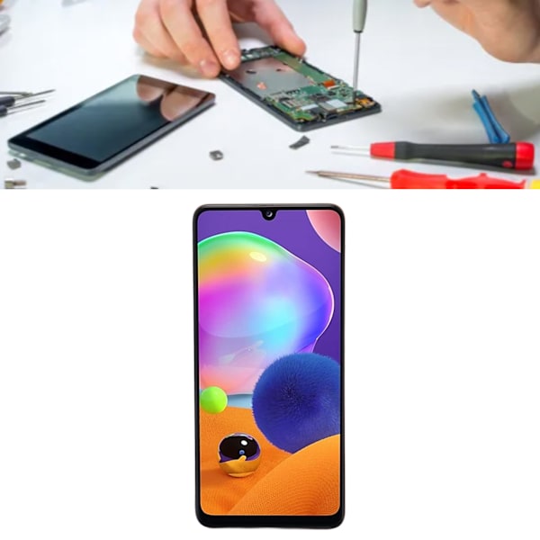 6,4 tommers LCD-skjerm erstatning med reparasjonsverktøy for Samsung Galaxy A31 A135 SM A315F SM A315F DS SM A315G DS