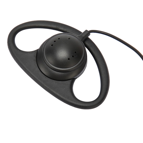 D-formet øretelefon 2-polet ørekrog Enkelt lyttende øretelefon Øretelefon Walkie Talkie Headset Udskiftning til Midland