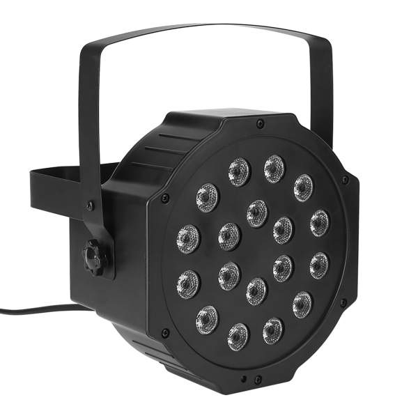 18 LED Flat Par Lights RGB-lampa för klubb DJ-fest scen DMX512 C