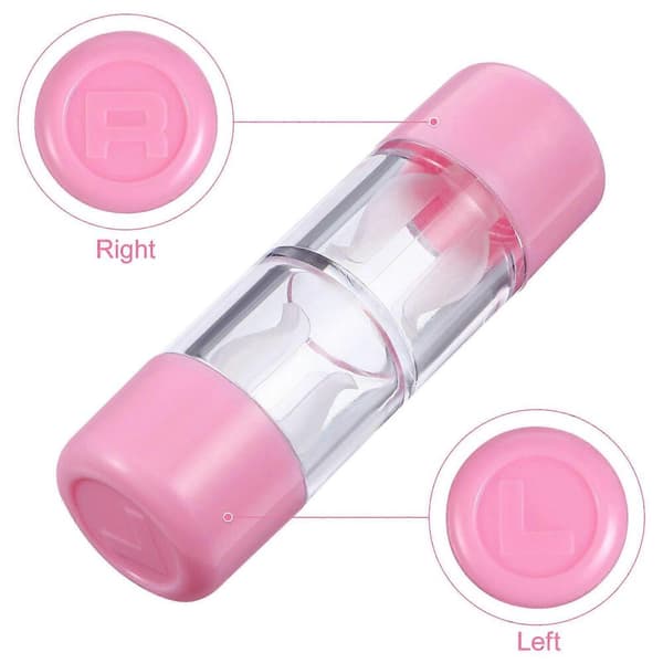 GETIT Invisible Lens Case Mini Travel Rgp Hard Protective Box 4 kpl:n setti