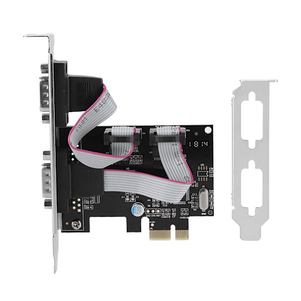 PCI-E til RS232 2 port seriel portkonverter PCI Express controlleradapter udvidelseskort