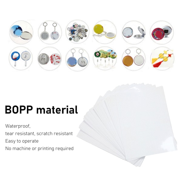 50 ark A4 holografisk kaldlaminatark kuttbar vanntett DIY selvklebende lamineringsfilm for bakgrunn