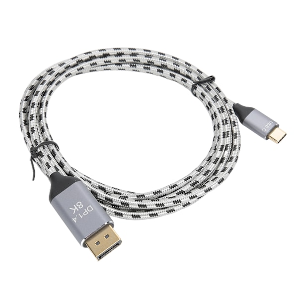 HD-videokabel typ C till Displayport 8K vid 60Hz 1.4 för IOS-bärbar datoradapter