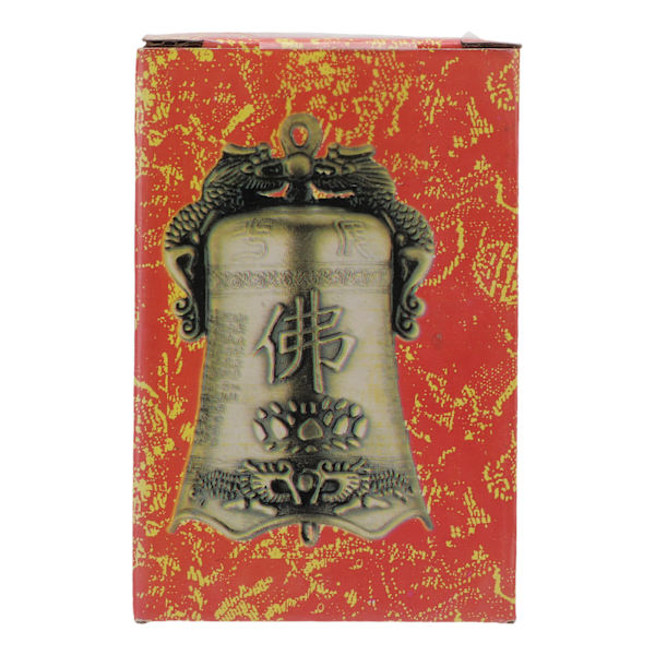 Buddhistisk klokkedekoration To drager, der leger form Metalmateriale Speciel behandling Buddhistisk dekoration