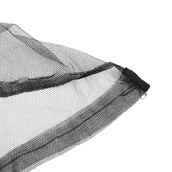 Elegant sänghimmel, svarta gardiner med fyra hörnstolpar för Queen/King-sängar, lyxiga sängdraperier med ultrafint nät, pålitligt material för inomhusbruk