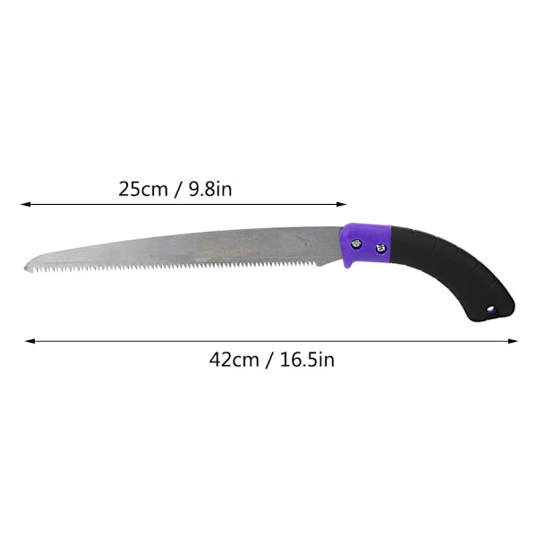 25cm Multifunktionel Legering Stål Fast Klinge Frugttræ Beskærings Sav Beskærer Skæring Hakning