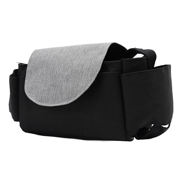 Baby Stroller Opbevaringspose Oxford Klud Justerbar Spænde Multi Lomme Baby Stroller Taske