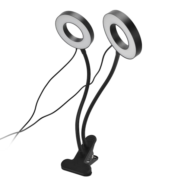 LED-kasvivalo, kaksisuuntainen, 360° säädettävä, USB-käyttöinen, sisätiloihin