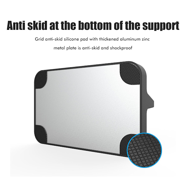 Stativfod kompatibel med Steam Deck Dock med skridsikker silikonepude kompatibel med Switch/Switch OLED/Switch Lite og smartphones