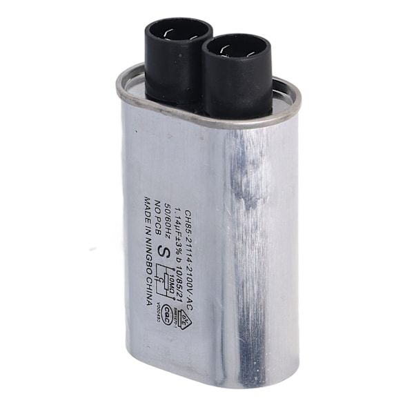 2100V Mikrovågsugn Högspänningskondensator 1.14uF Universal 4.8mm Liten Insats Mikrovågsugn Kondensator Ersättning för Galanz