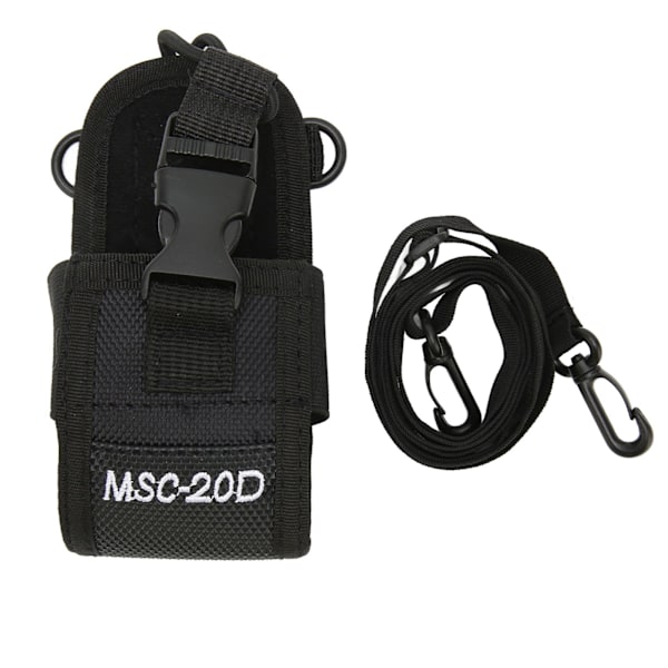 Walkie Talkie-hållare Lätt Bärbar Universal Nylon Radiofodral för 2-vägsradio MSC 20D
