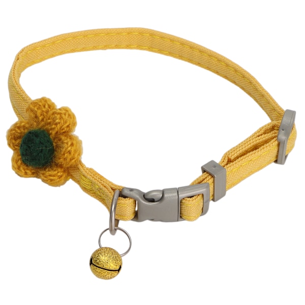 Safety First Halsband för Husdjur, Söta Katthalsband med Blomma & Mjukt Lättviktsmaterial för Brytsäkerhet