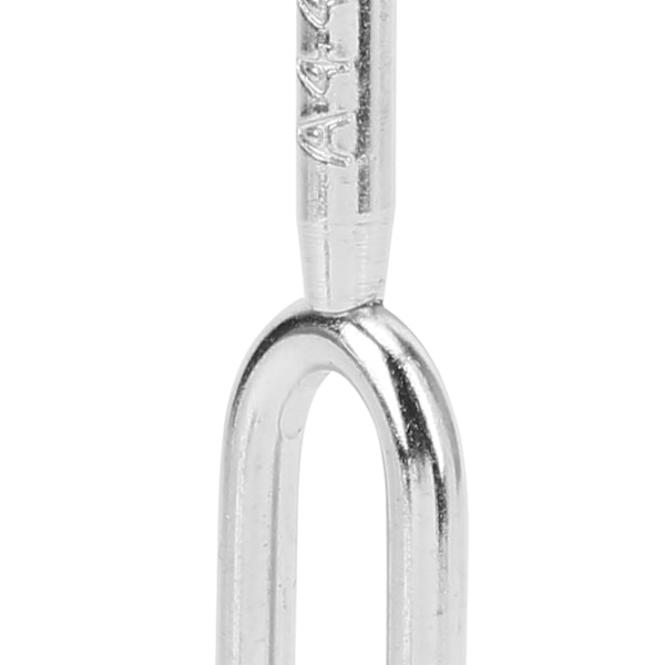 440Hz Stämgaffel Standard A Rostfritt Stål Musikinstrument för Gitarr Fiol Silver