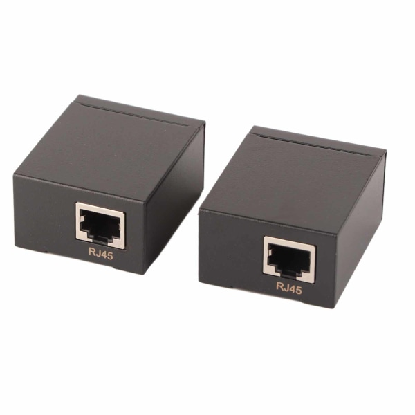 60M VGA RJ45 Extender Sender og Mottaker CAT‑5 / 6 Ethernet-kabel