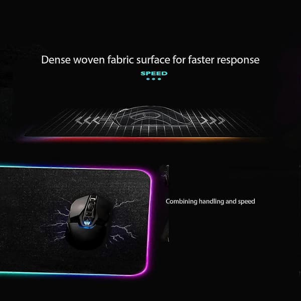 RGB Gaming Musematte - 340x245x3mm LED Musematte