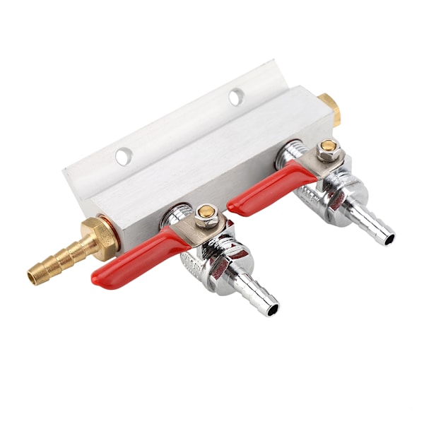 Muti-vejs Home CO2 Air Gas Manifold Distribution Splitter Øl 2-vejs