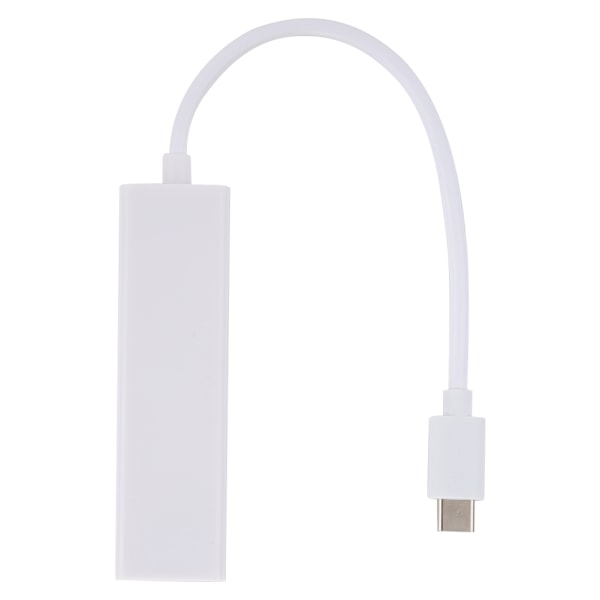 USB 3.1 till RJ45 USB 2.0 Nätverkskort Kabeladapter 3A 100W PD TypeC till HUB för Dataöverföring
