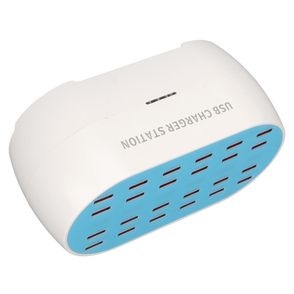 160W 24-porttinen USB-latausasema, älykäs siru, usean USB-portin työpöydän laturi hotelliin, kauppaan, kouluun, 100-240 V