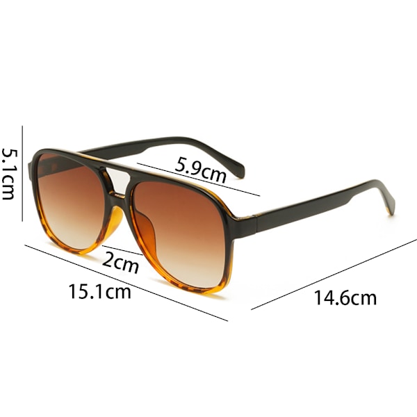Klassinen polarisoitu Aviator aurinkolasit naisille ja miehille Retro UV-suoja aurinkosuojat