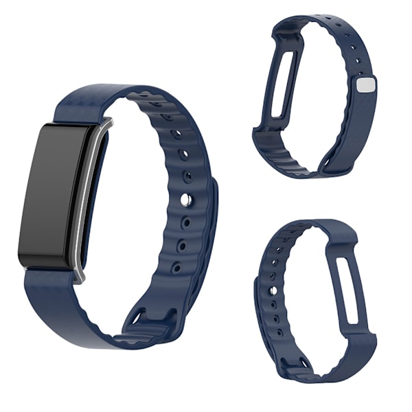 TPE-armband för ersättning av klockarmband, passar till Huawei Honor A2-klocka (marinblå)