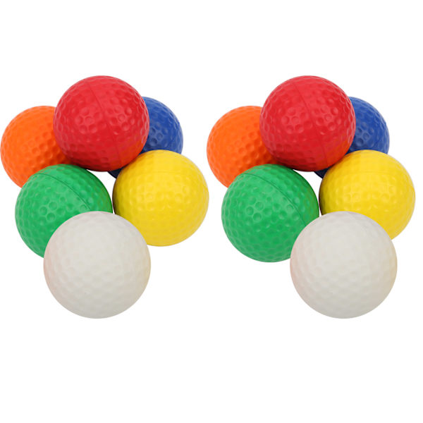 12 kpl Golf PU Pallo Sieni Vaahtopallo Tarvike Valkoinen Punainen Oranssi Keltainen Vihreä Sininen