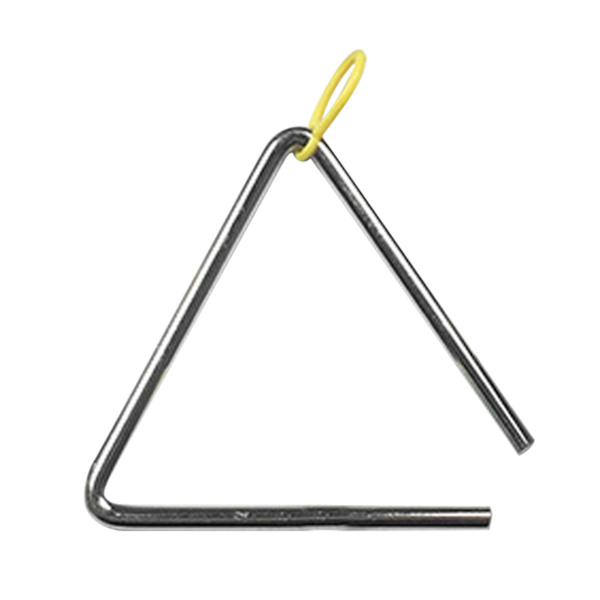 Metal Triangel med Slagstok Hånd Percussion Musikinstrument til Børns Uddannelse Underholdning 5 Tommer
