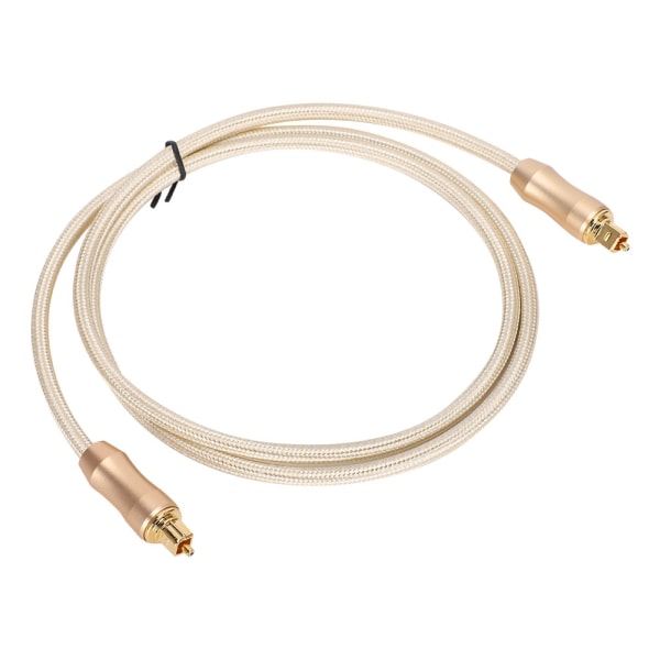 5.1 Sound Track Digital Optical Fiber Audio Cable Gold for Speaker Power Amplifier TV