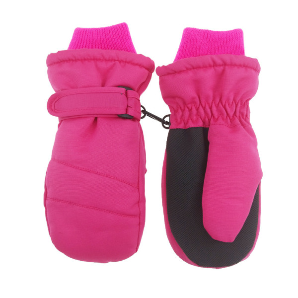 Vinter Ski Hansker Svart Universal Finger Hansker Håndmalt M