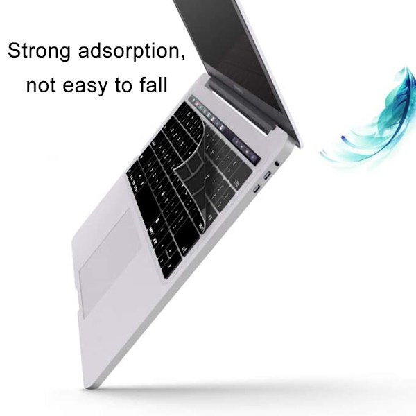 Ultratunt tangentbordsskydd kompatibelt med MacBook Pro med Touch Bar 13/15 tum (A1706 / A1707) skin -US-layout