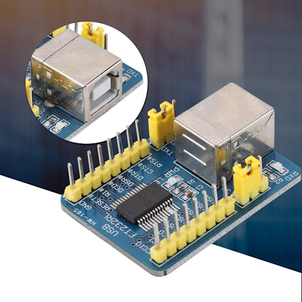 HW-165 FT232 Typ B Hon USB till seriell portmodul USB till TTL/CMOS nivåmodul