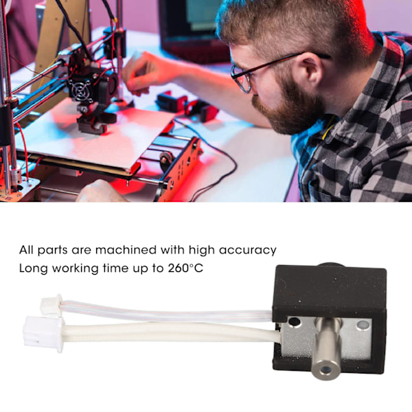 Extruder Standard Värmeblock för Ender 3 S1 för Ender 3 S1 PRO för CR10 Smart Pro för Sermoon V1 för Sermoon V1 Pro