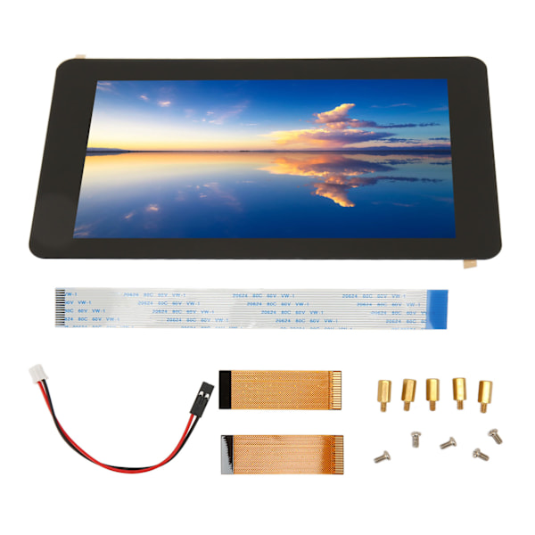 7 tommer DSI LCD-touchskærm 5-punkts touch 800x480 170 graders visningsvinkel IPS-skærm til Core3566 til VisionFive2